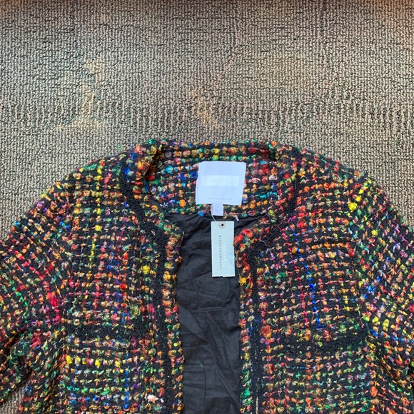ANTHROPOLOGIE - Tweed Berwyn Top Coat Multi, S/P - Picture 2 of 5